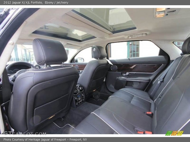 Ebony / Jet/Ivory 2012 Jaguar XJ XJL Portfolio