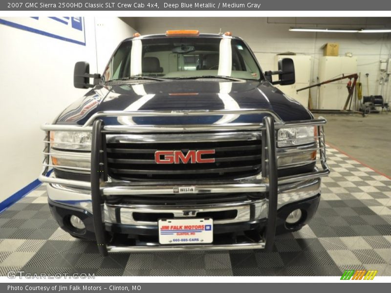 Deep Blue Metallic / Medium Gray 2007 GMC Sierra 2500HD Classic SLT Crew Cab 4x4