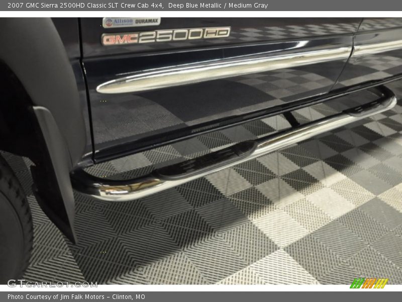 Deep Blue Metallic / Medium Gray 2007 GMC Sierra 2500HD Classic SLT Crew Cab 4x4
