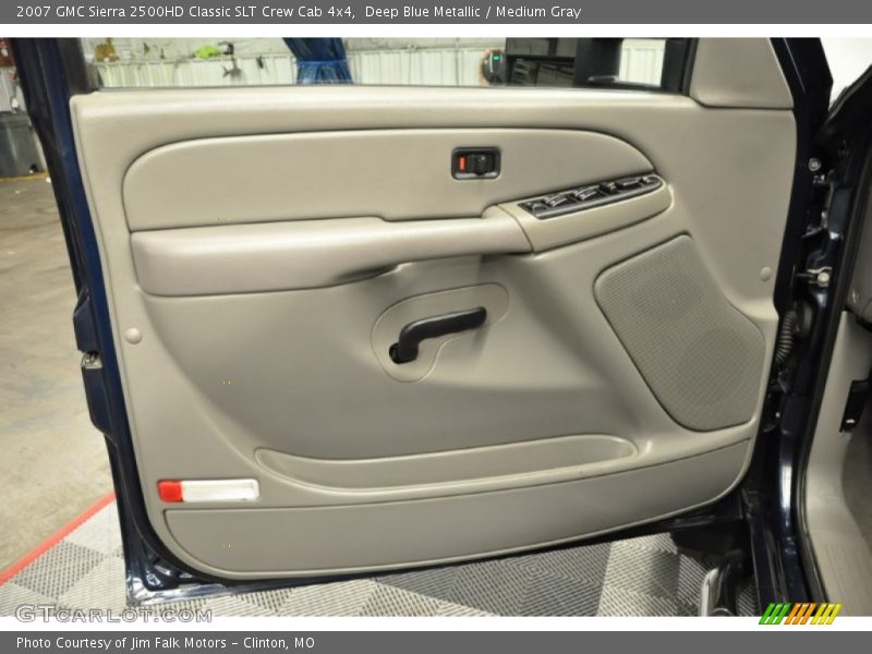 Deep Blue Metallic / Medium Gray 2007 GMC Sierra 2500HD Classic SLT Crew Cab 4x4