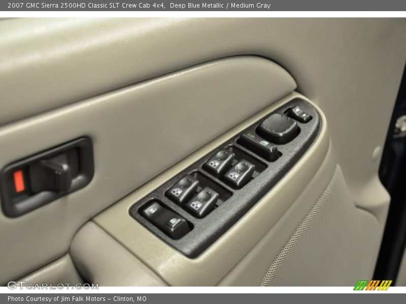 Deep Blue Metallic / Medium Gray 2007 GMC Sierra 2500HD Classic SLT Crew Cab 4x4