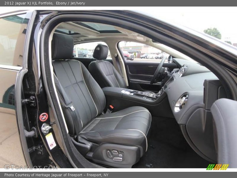 Ebony / Jet/Ivory 2012 Jaguar XJ XJL Portfolio