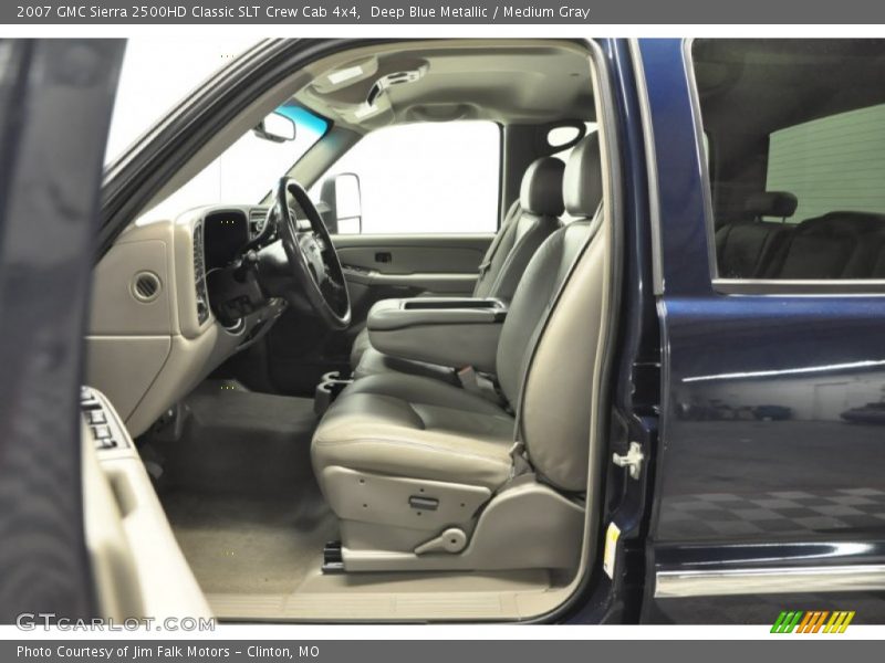Deep Blue Metallic / Medium Gray 2007 GMC Sierra 2500HD Classic SLT Crew Cab 4x4