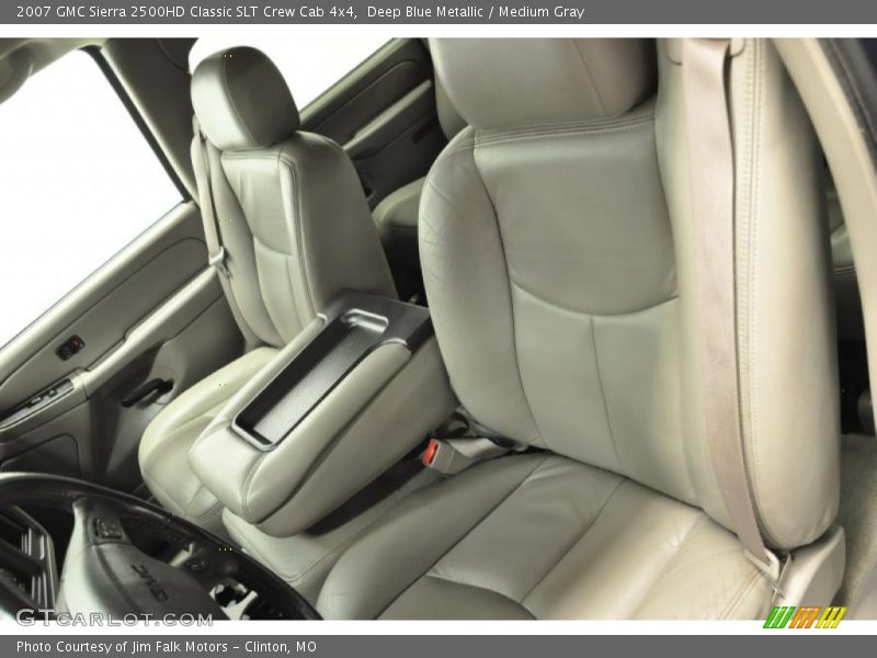 Deep Blue Metallic / Medium Gray 2007 GMC Sierra 2500HD Classic SLT Crew Cab 4x4