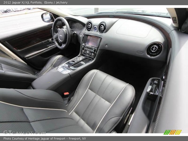 Ebony / Jet/Ivory 2012 Jaguar XJ XJL Portfolio