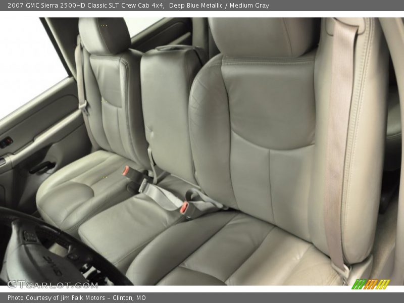 Deep Blue Metallic / Medium Gray 2007 GMC Sierra 2500HD Classic SLT Crew Cab 4x4