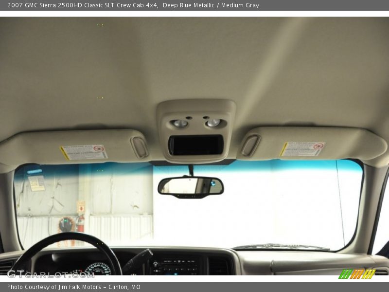 Deep Blue Metallic / Medium Gray 2007 GMC Sierra 2500HD Classic SLT Crew Cab 4x4