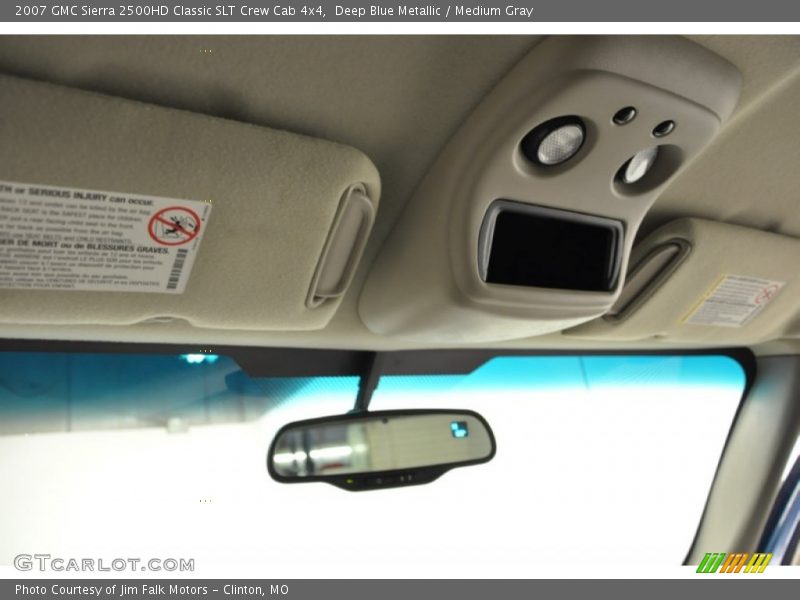 Deep Blue Metallic / Medium Gray 2007 GMC Sierra 2500HD Classic SLT Crew Cab 4x4