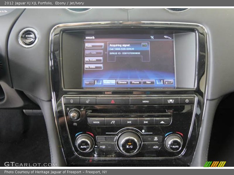 Ebony / Jet/Ivory 2012 Jaguar XJ XJL Portfolio