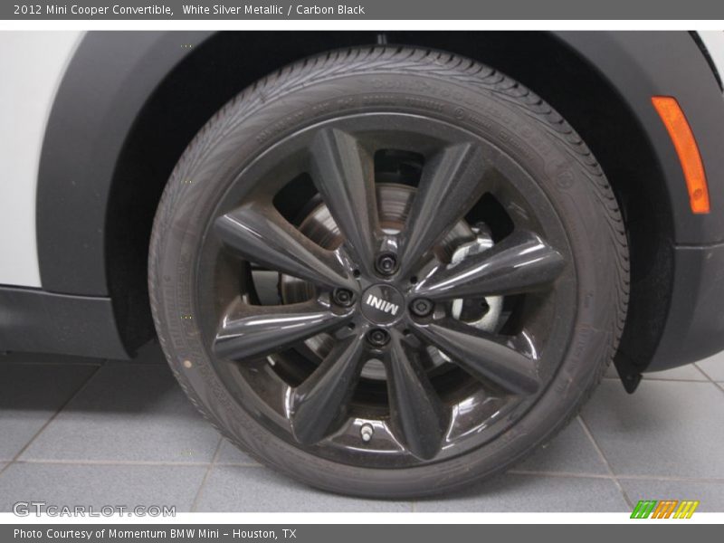 White Silver Metallic / Carbon Black 2012 Mini Cooper Convertible