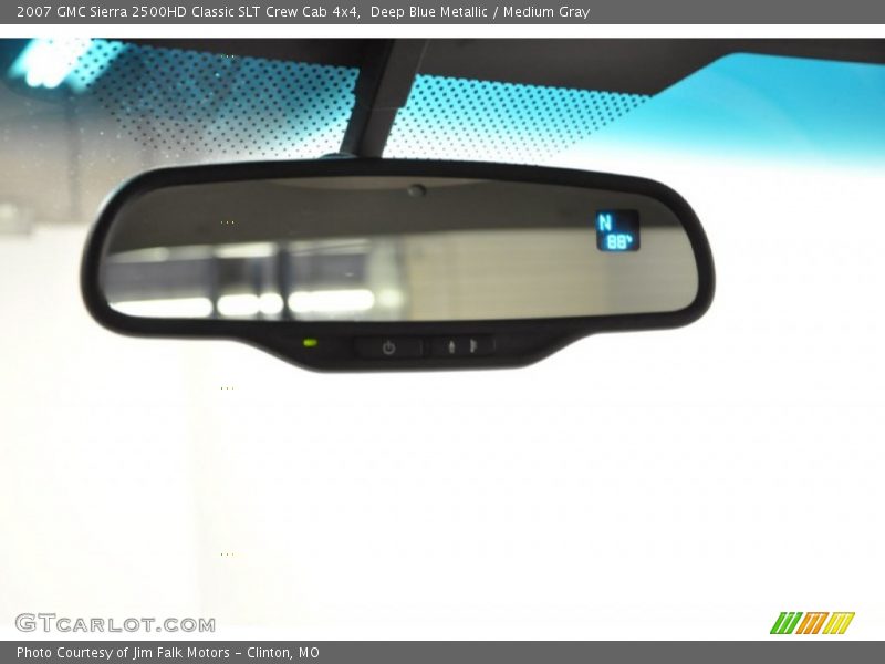 Deep Blue Metallic / Medium Gray 2007 GMC Sierra 2500HD Classic SLT Crew Cab 4x4
