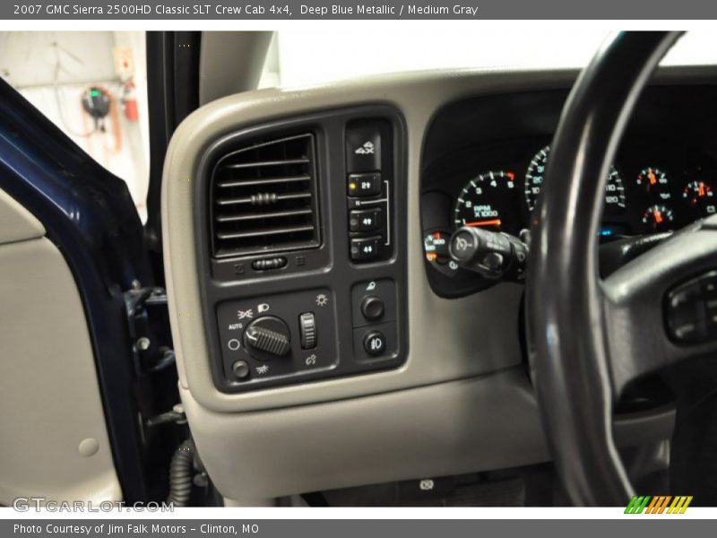 Deep Blue Metallic / Medium Gray 2007 GMC Sierra 2500HD Classic SLT Crew Cab 4x4