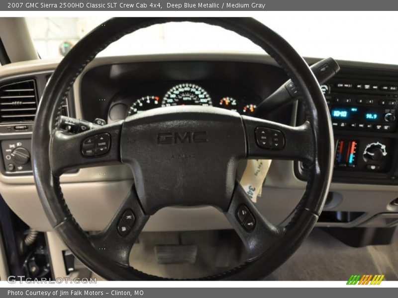 Deep Blue Metallic / Medium Gray 2007 GMC Sierra 2500HD Classic SLT Crew Cab 4x4