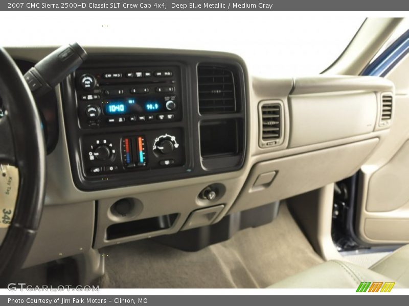 Deep Blue Metallic / Medium Gray 2007 GMC Sierra 2500HD Classic SLT Crew Cab 4x4