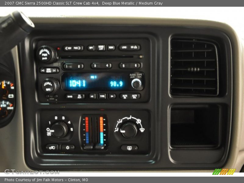 Deep Blue Metallic / Medium Gray 2007 GMC Sierra 2500HD Classic SLT Crew Cab 4x4