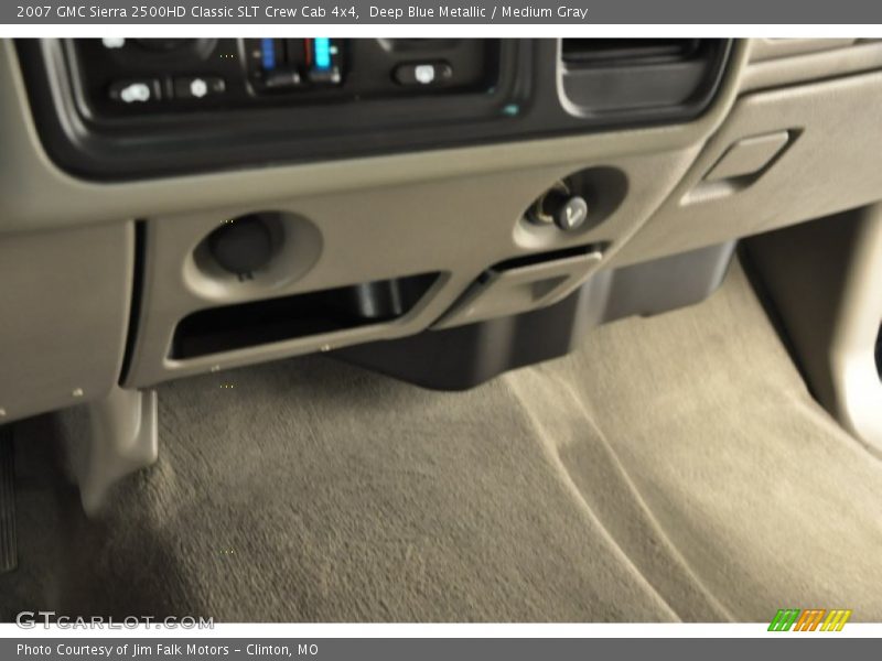 Deep Blue Metallic / Medium Gray 2007 GMC Sierra 2500HD Classic SLT Crew Cab 4x4