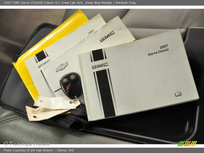 Deep Blue Metallic / Medium Gray 2007 GMC Sierra 2500HD Classic SLT Crew Cab 4x4