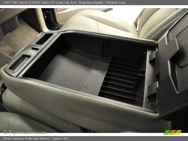 Deep Blue Metallic / Medium Gray 2007 GMC Sierra 2500HD Classic SLT Crew Cab 4x4