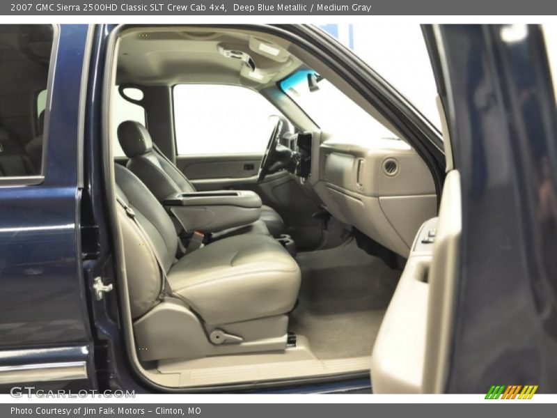 Deep Blue Metallic / Medium Gray 2007 GMC Sierra 2500HD Classic SLT Crew Cab 4x4