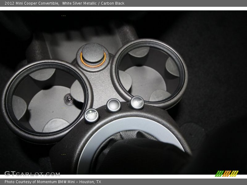 White Silver Metallic / Carbon Black 2012 Mini Cooper Convertible