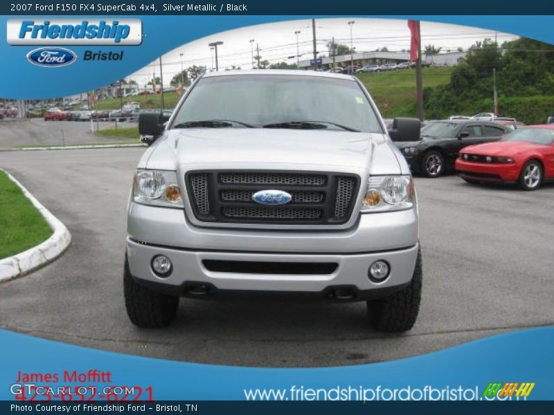 Silver Metallic / Black 2007 Ford F150 FX4 SuperCab 4x4