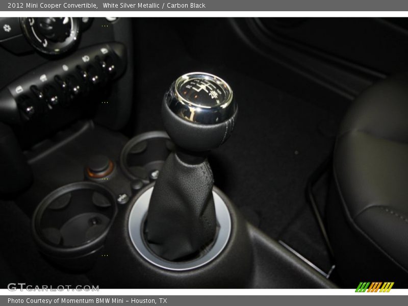 White Silver Metallic / Carbon Black 2012 Mini Cooper Convertible