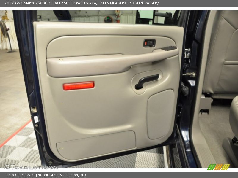 Deep Blue Metallic / Medium Gray 2007 GMC Sierra 2500HD Classic SLT Crew Cab 4x4
