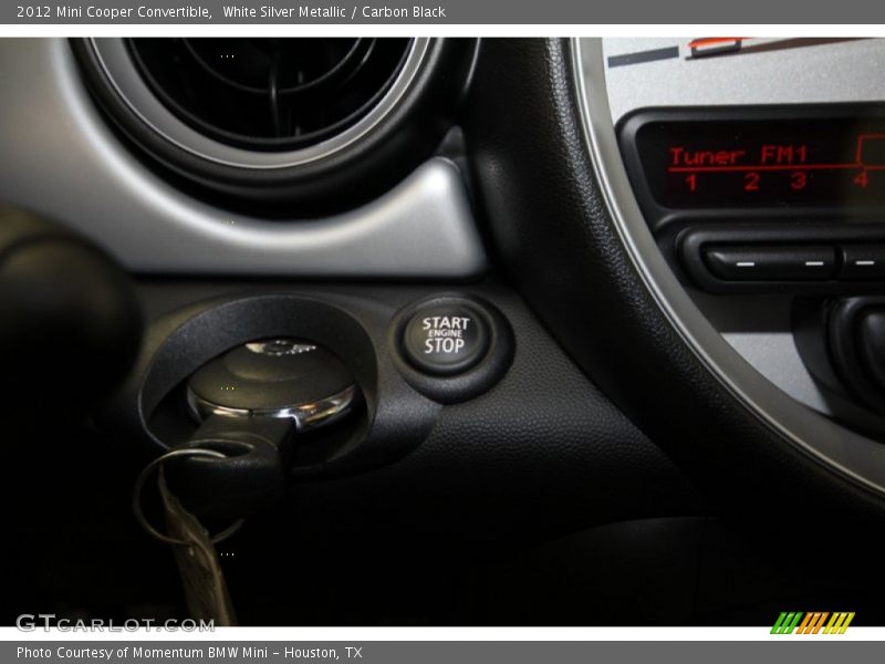 White Silver Metallic / Carbon Black 2012 Mini Cooper Convertible