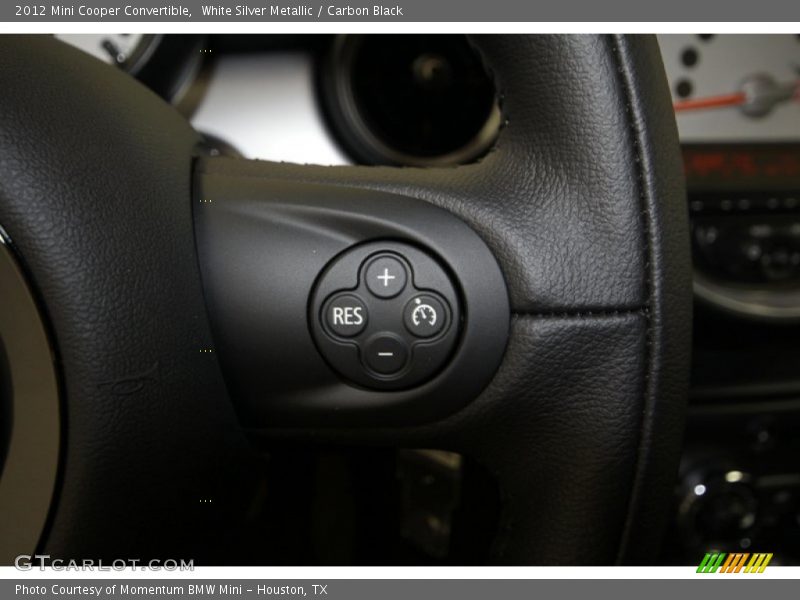 White Silver Metallic / Carbon Black 2012 Mini Cooper Convertible