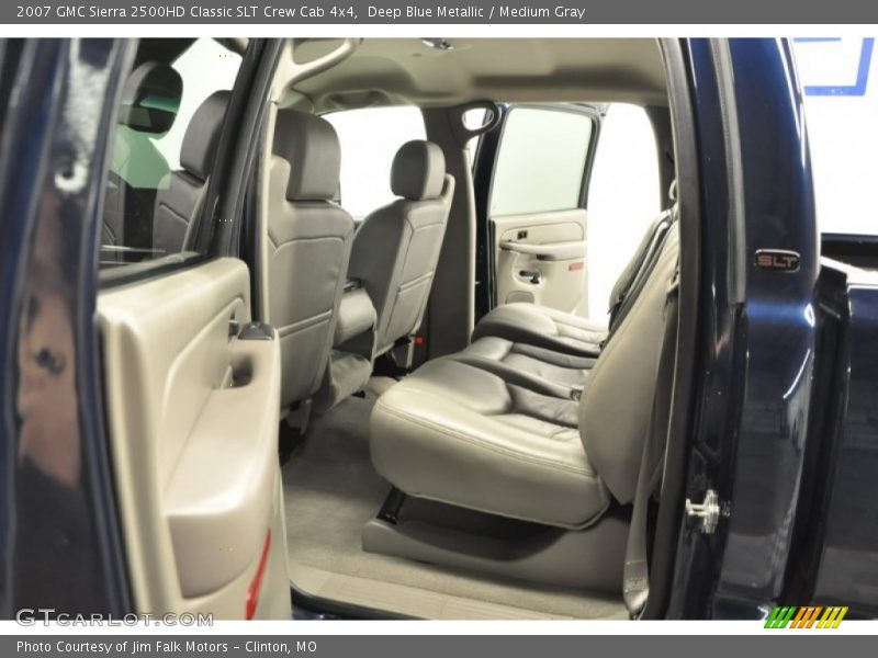 Deep Blue Metallic / Medium Gray 2007 GMC Sierra 2500HD Classic SLT Crew Cab 4x4