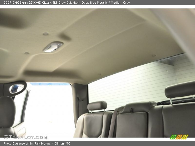 Deep Blue Metallic / Medium Gray 2007 GMC Sierra 2500HD Classic SLT Crew Cab 4x4