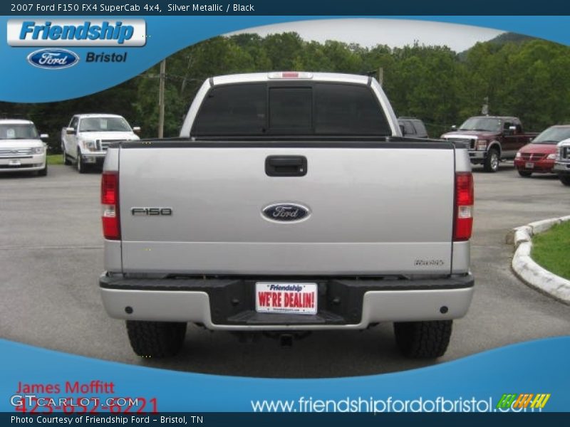 Silver Metallic / Black 2007 Ford F150 FX4 SuperCab 4x4