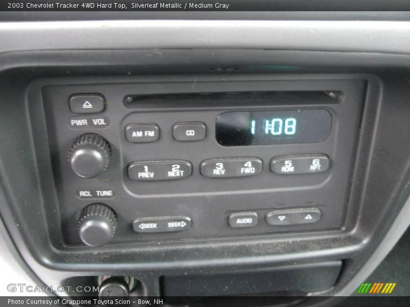 Silverleaf Metallic / Medium Gray 2003 Chevrolet Tracker 4WD Hard Top