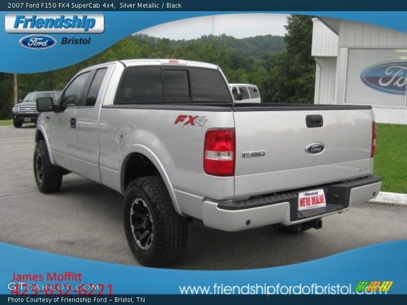 Silver Metallic / Black 2007 Ford F150 FX4 SuperCab 4x4