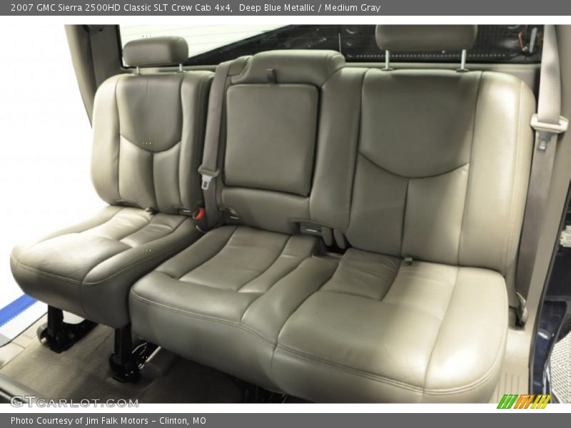 Deep Blue Metallic / Medium Gray 2007 GMC Sierra 2500HD Classic SLT Crew Cab 4x4