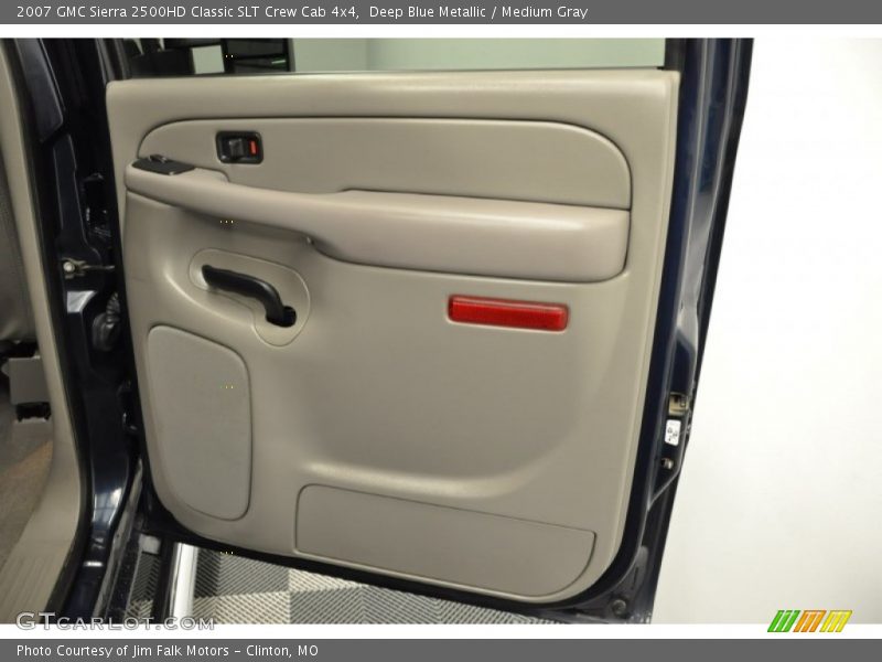 Deep Blue Metallic / Medium Gray 2007 GMC Sierra 2500HD Classic SLT Crew Cab 4x4