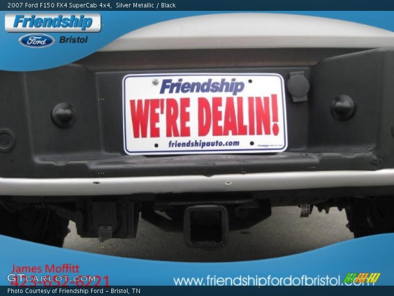 Silver Metallic / Black 2007 Ford F150 FX4 SuperCab 4x4