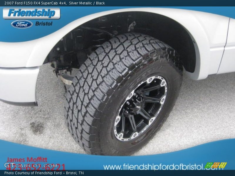 Silver Metallic / Black 2007 Ford F150 FX4 SuperCab 4x4