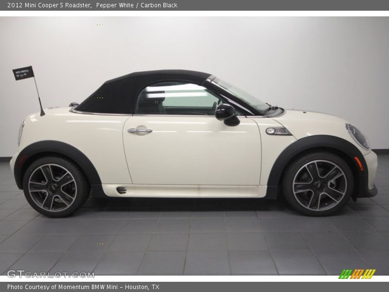 Pepper White / Carbon Black 2012 Mini Cooper S Roadster