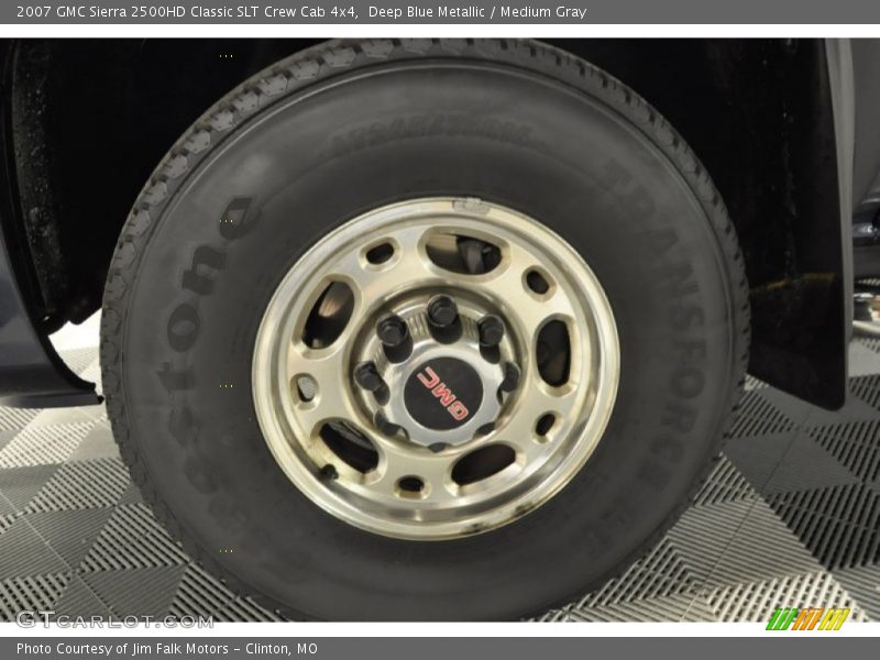Deep Blue Metallic / Medium Gray 2007 GMC Sierra 2500HD Classic SLT Crew Cab 4x4