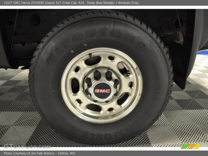 Deep Blue Metallic / Medium Gray 2007 GMC Sierra 2500HD Classic SLT Crew Cab 4x4