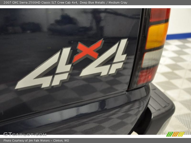 Deep Blue Metallic / Medium Gray 2007 GMC Sierra 2500HD Classic SLT Crew Cab 4x4