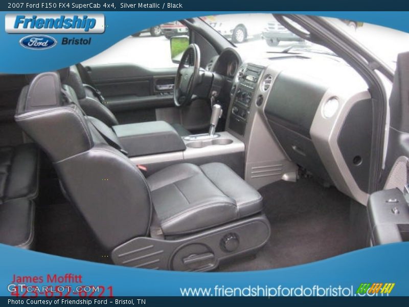 Silver Metallic / Black 2007 Ford F150 FX4 SuperCab 4x4