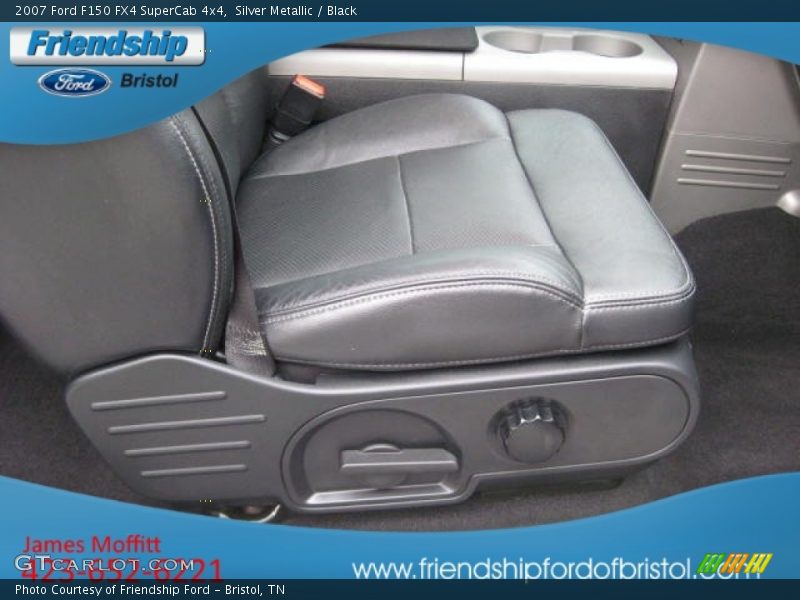 Silver Metallic / Black 2007 Ford F150 FX4 SuperCab 4x4