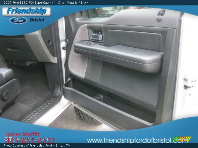Silver Metallic / Black 2007 Ford F150 FX4 SuperCab 4x4
