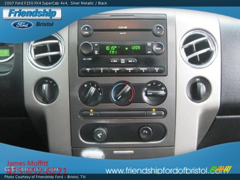 Silver Metallic / Black 2007 Ford F150 FX4 SuperCab 4x4