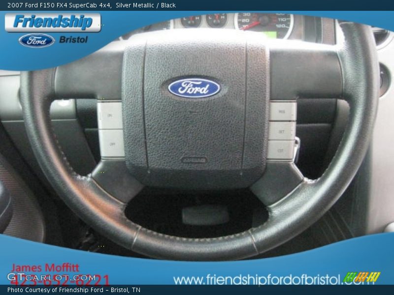 Silver Metallic / Black 2007 Ford F150 FX4 SuperCab 4x4