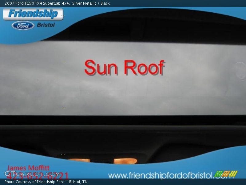 Silver Metallic / Black 2007 Ford F150 FX4 SuperCab 4x4