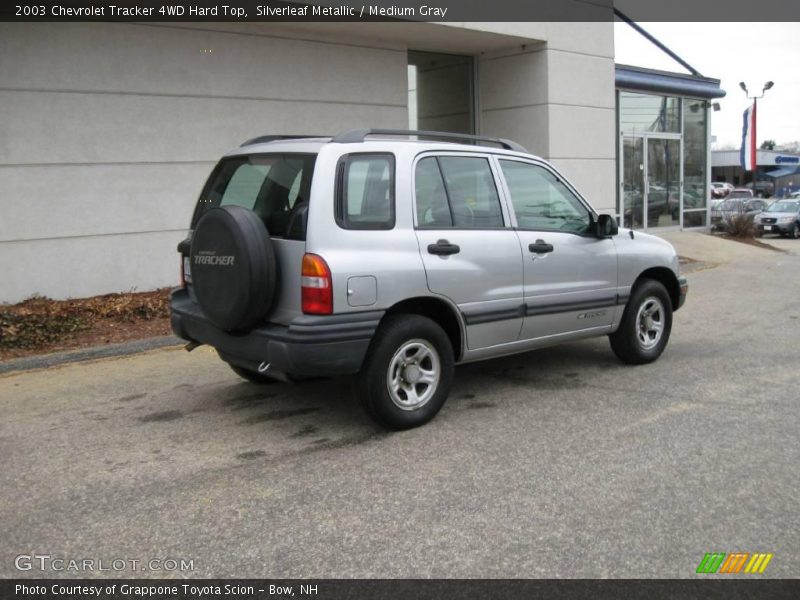 Silverleaf Metallic / Medium Gray 2003 Chevrolet Tracker 4WD Hard Top