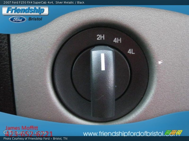Silver Metallic / Black 2007 Ford F150 FX4 SuperCab 4x4
